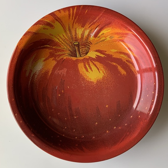 Set of two John Derian for Target 10” Round Stoneware Apple Pie Baking Dish - Picture 2 of 3